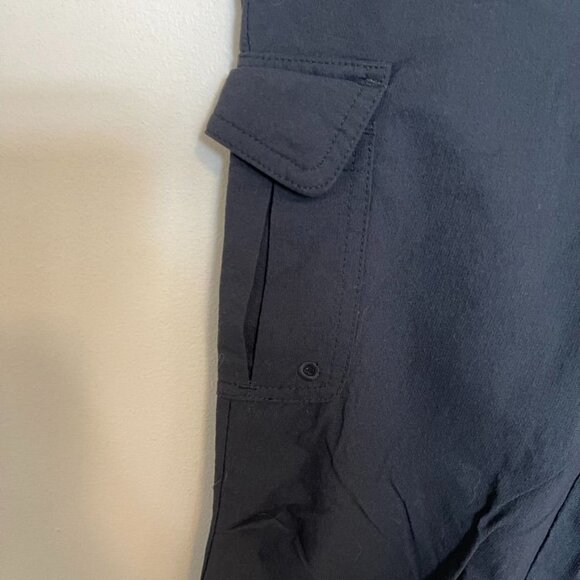 REI UPF 50+ Convertible Hiking Pants Black Size 4 Petite - Picture 2 of 8